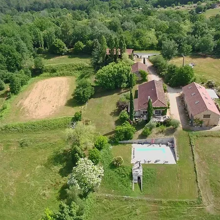 Le De Pouzatel Proche Chateau De Bonaguil Feriehus *